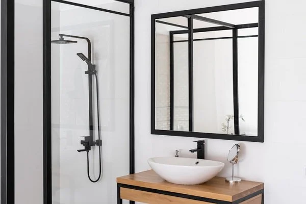 Bold Yet Timeless: Black Framed Shower Screens